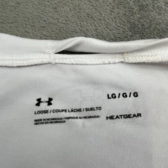 Baltimore Running Festival 20th Anniversary Under Armour T-Shirt Women's L White - Picture 3 of 10